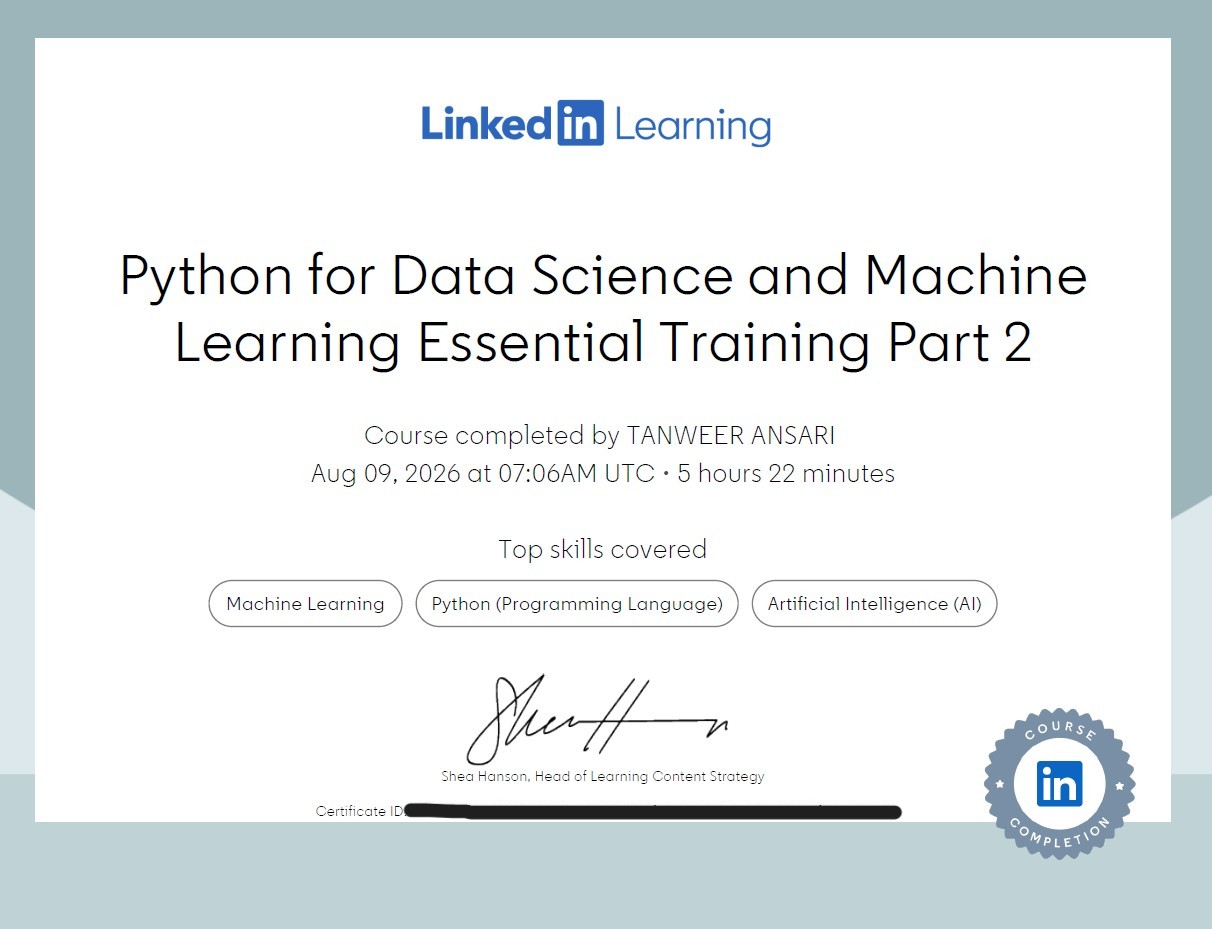 Python 2 Certificate